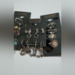 Silver and Turquoise Jewelry Set